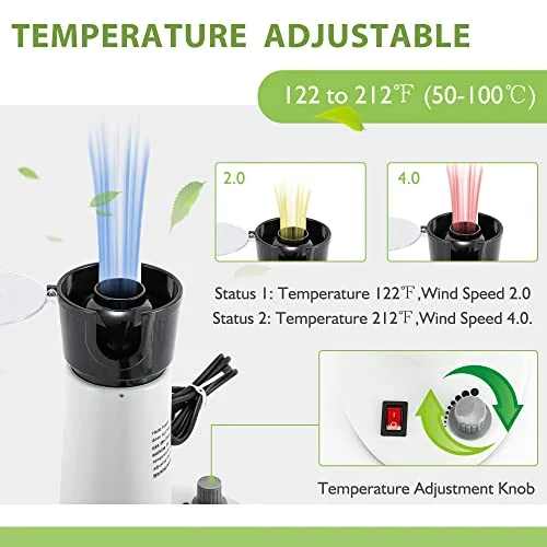 Hanchen TR90 Optical Eyeglasses Frame Warmer Frame Heater Temperature Adjustable (110V) 3