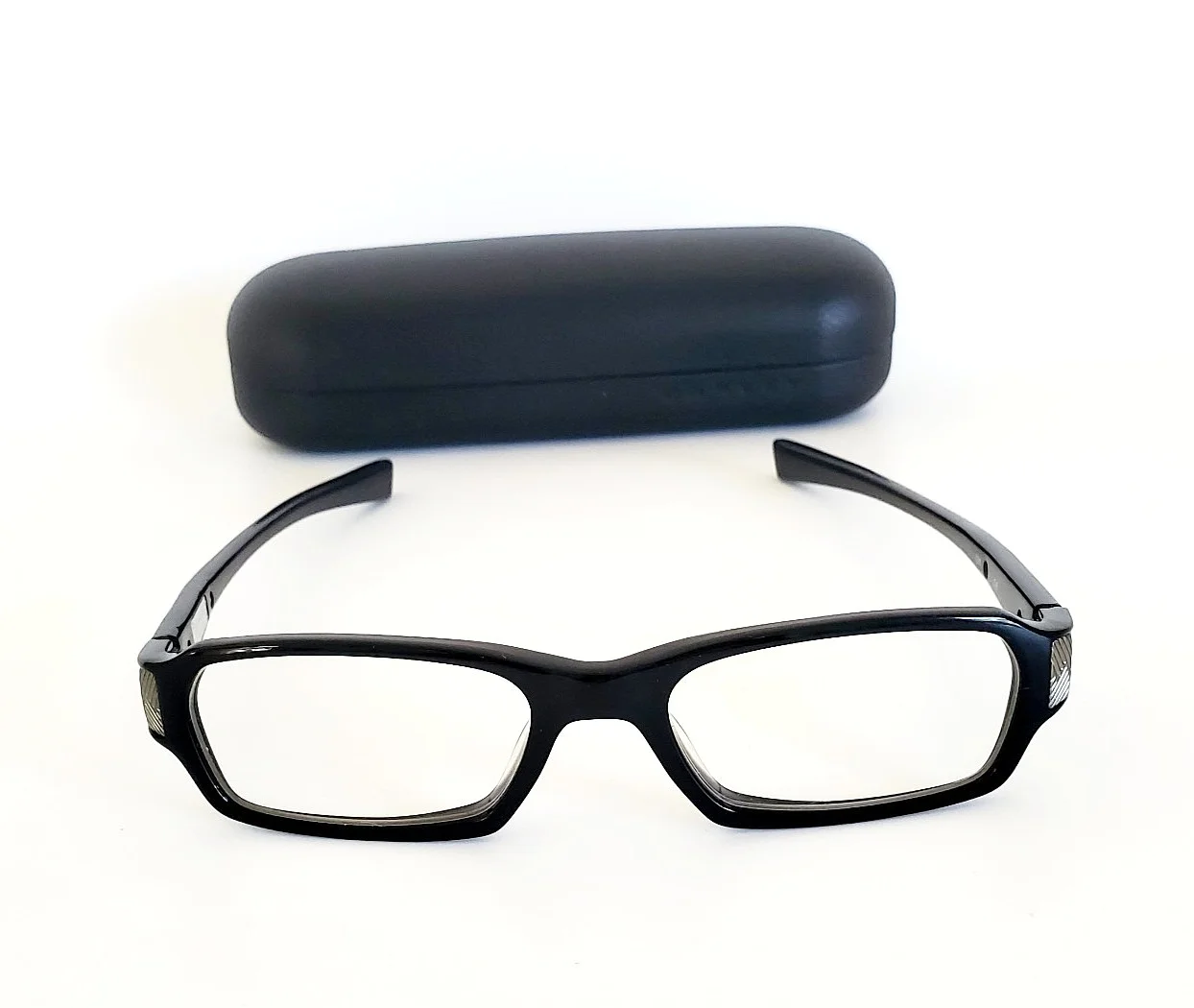 NEW OAKLEY AIRDROP- CHAMFER -VOLTAGE EYEGLASSES REPLACEMENT TAN BEIGE ICON LOGO 3